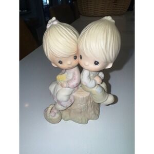 Precious Moments Figurine Love‎ One Another Jonathan & David 1976 E-1376